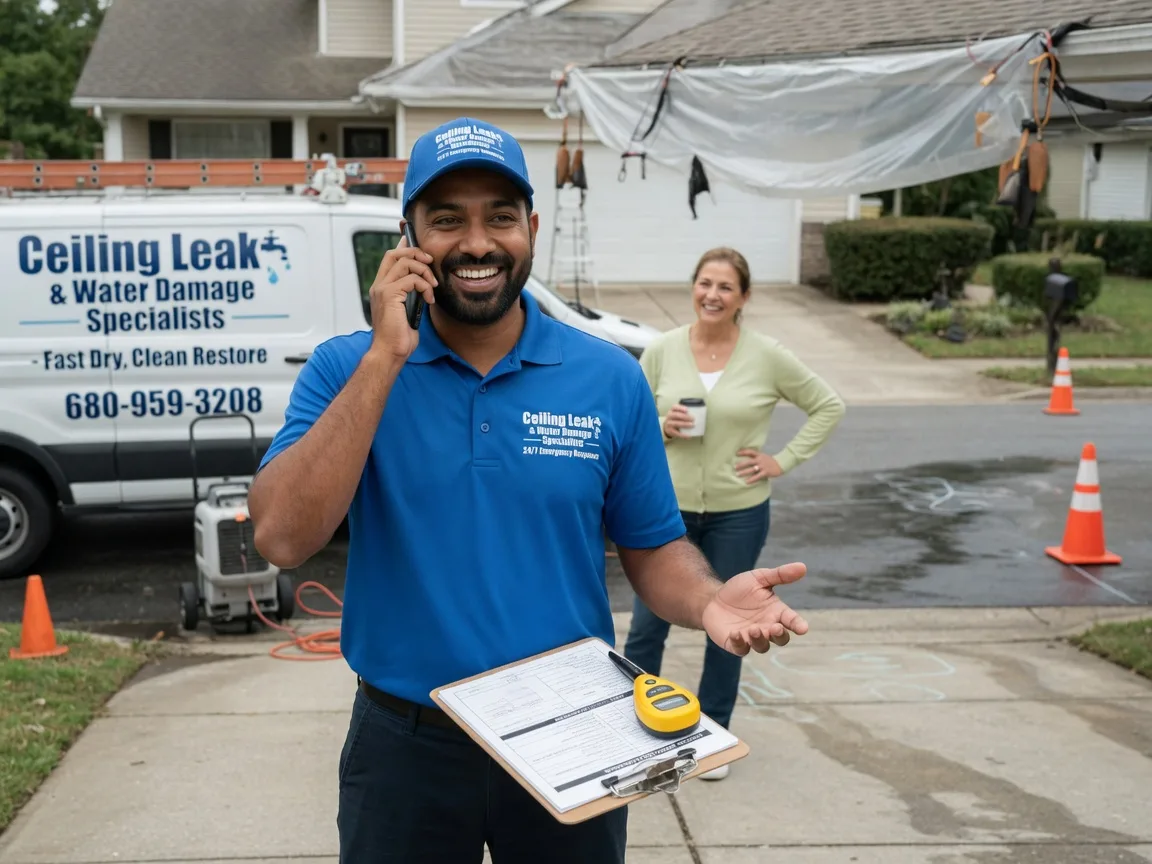 Ceiling Leak Cleanup Buna, TX FAQs